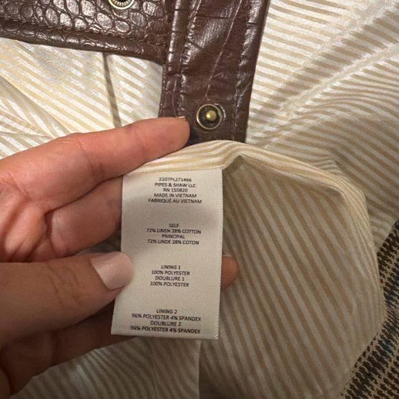 Veronica Beard Beacon Dickey Jacket Blazer Size 8 NWT Plaid Camel Brown Blue - Picture 8 of 10